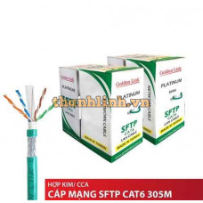 Cáp mạng SFTP CAT 6 Màu Xanh Lá 305M